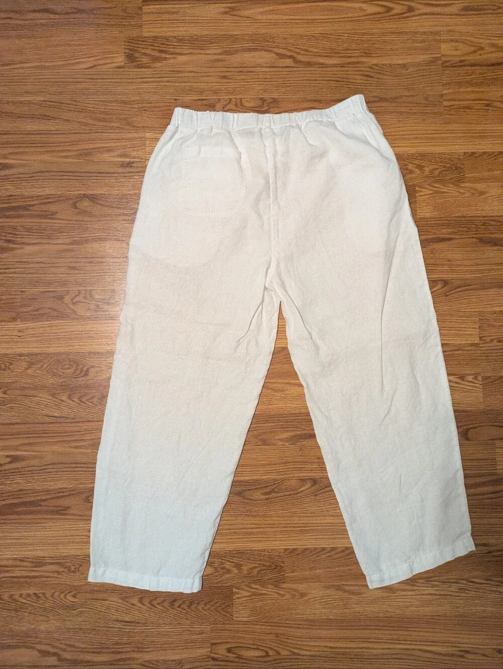 NWOT Quince White Linen Pants